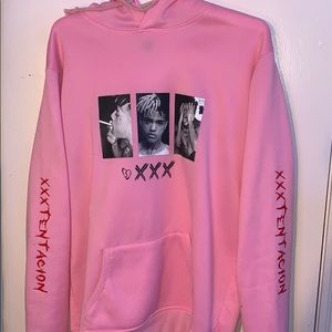 XXXTENTACION HOODIE- Pink